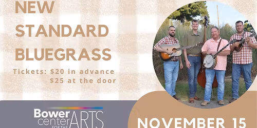 New Standard Bluegrass in Concert!