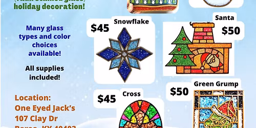 Holiday Crushed Glass Craft Party