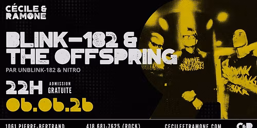 HOMMAGE DOUBLE - BLINK-182 & THE OFFSPRING  par UNBLINK-182 & NITRO