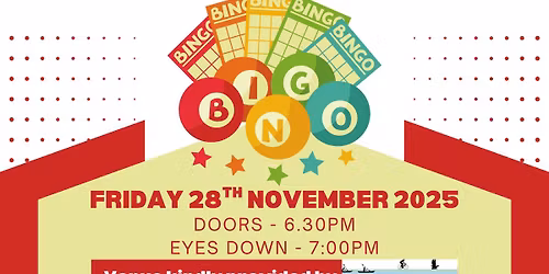 TOG Prize Bingo Night