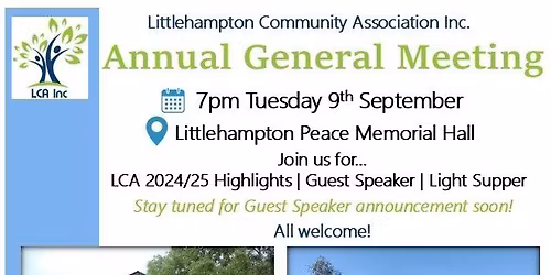 2025 LCA Annual General Meeting