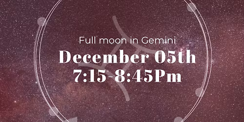 Gemini Mystic Moon Circle