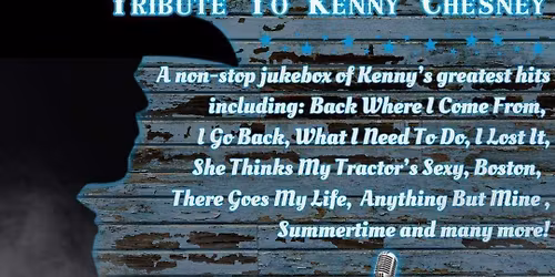 DMC Kenny Chesney Tribute @ Bristow Road Winery