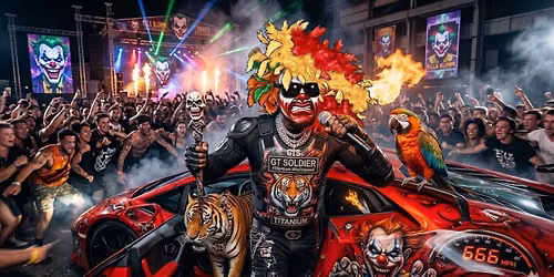GT Soldier Rap and Comedian Digital Arcade Retro Rush Showdown