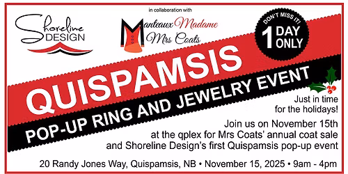 Quispamsis Pop-Up Event November 15