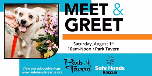 Safe Hands Rescue Meet & Greet at Park Tavern