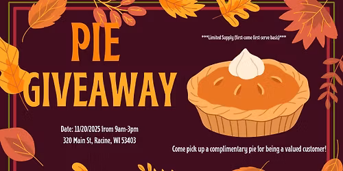\ud83e\udd67 Pie Giveaway at Samantha Flores Agency! \ud83e\udd67