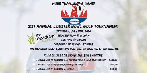 21st Annual MSLBC Golf Tournament