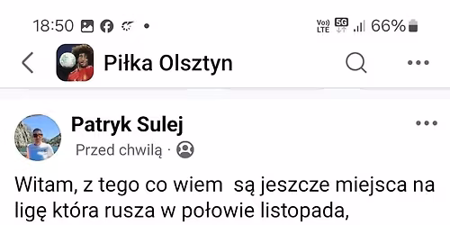 Olsztynska liga oldboys 40+ 