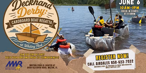 Deckhand Derby: Cardboard Boat Regatta