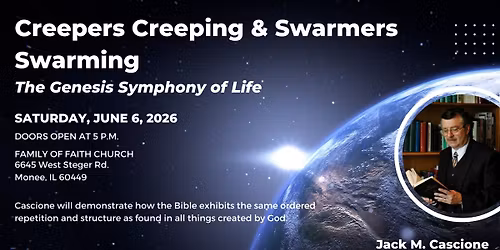Creepers Creeping & Swarmers Swarming: The Genesis Symphony of Life
