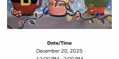 I love the holidays a latte paint party!