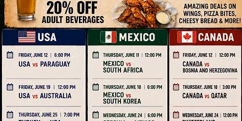 World Cup Watch Party - Host Country Events