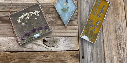 Pressed Flower Suncatchers