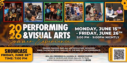 Cultural Performing & Visual Arts Summer Camp