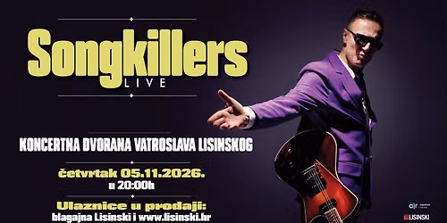 Songkillers Live u Lisinskom!