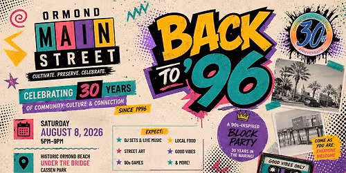 Back to \u201996: Ormond Main Street\u2019s 30th Anniversary Block Party