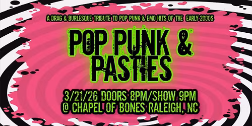 POP PUNK & PASTIES: Burlesque\/Drag Tribute to Emo & Pop Punk