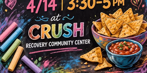 Art Therapy: Chalk Art and Chips & Dip with Chelsea