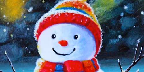 Winter Snowman\u2603\ufe0f - Paint & Sip 