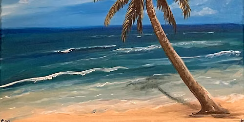 "Lone Palm" Paint and Sip