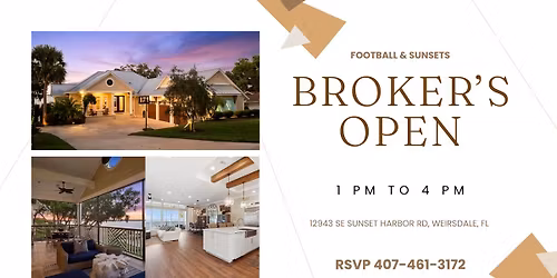 Homes & Hops on the Lake: A Luxury Broker\u2019s Open Featuring NFL Sunday & Craft Beer Tastings