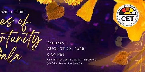 2026 CET Gala - Vines of Opportunity 