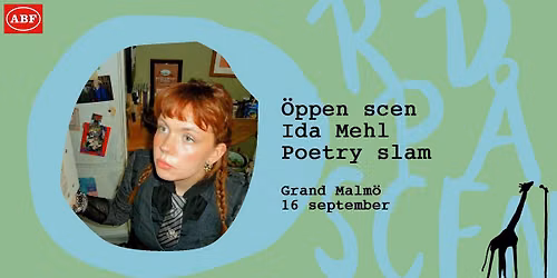 Poetry Slam \u2605 \u00d6ppen Scen \u2605 Ida Mehl \u2605