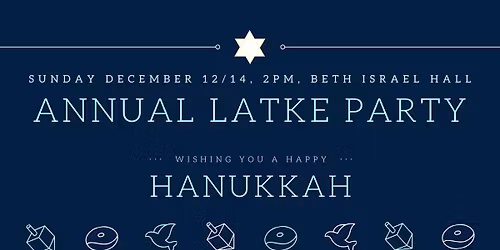 Beth Israel Congregation Annual Latke Party