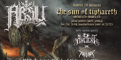 Absu, Ancient, Trivax \/\/ Paris