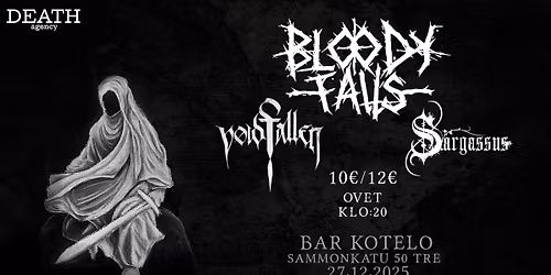 Bloody Falls, Voidfallen, Sargassus @Bar Kotelo