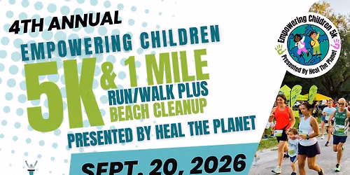 Empowering Children 5K, 1 Mile, and Beach Cleanup