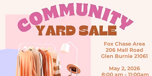 Fox Chase Area Yard Sale