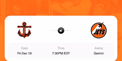 Strathroy Jets Toy\/Canned Food Drive! vs Woodstock Lakers