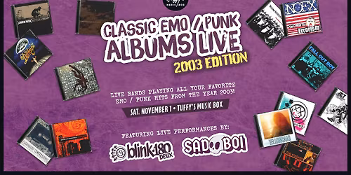 Classic Emo\/Punk Albums Live: 2003 Edition