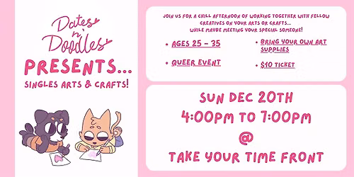 Dates n' Doodles - Singles Arts & Crafts [Queer] [Ages 25-35]