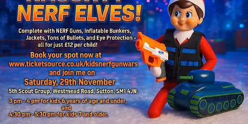 Christmas Nerf Drop in session 