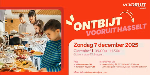 Ontbijt Vooruit Hasselt