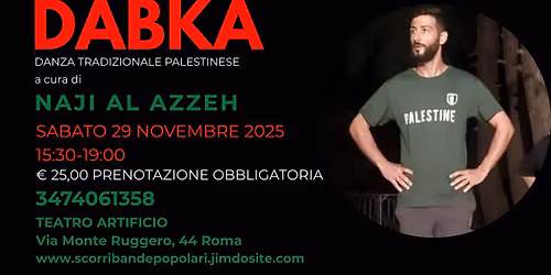 Workshop di Dabka con Naji Al Azzeh