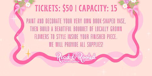 Craft & Chat: Book Vase & Bouquet Workshop