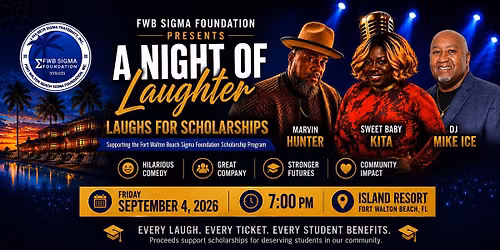 Labor Day Weekend Event: A Night of Laughter - Laughs For Scholarships