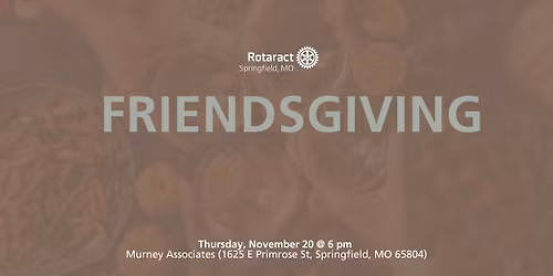 November Social - Rotaract Friendsgiving