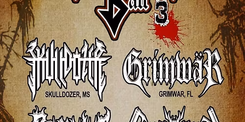 Skullbangers Ball 3 featuring Skulldozer,Grimwar,Formulus,Crown Ov Decay and Firing Squad 