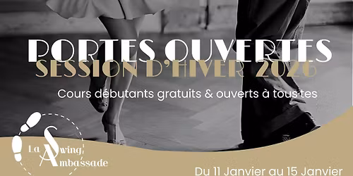 SESSION DE SWING \u2744\ufe0f portes ouvertes - cours de\u0301butants gratuits