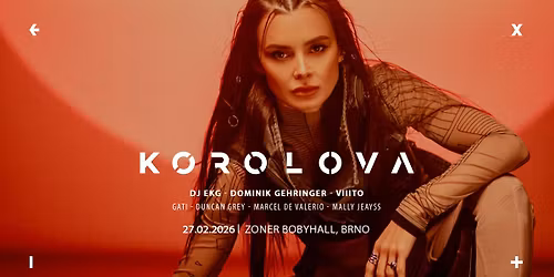 KOROLOVA \u2192 BRNO, ZONER BOBYHALL \u2192 27.2.2026