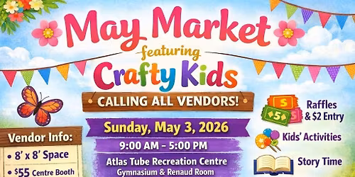May Market Vendors Wanted