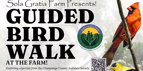 Guided Bird Walk at Sola Gratia Farm