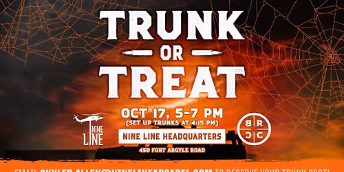Trunk or Treat at Nine Line Headquarters