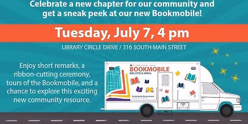 NEW HPL Bookmobile Ribbon Cutting (all ages)