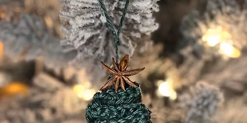 Crochet tree ornament